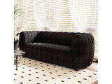 Aversa Black Loveseat - Ornate Home