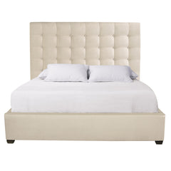 Avery Espresso California King Panel Bed Extended (66" H) - Ornate Home