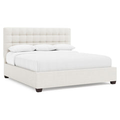 Avery Espresso King Storage Panel Bed (54.5" H) - Ornate Home