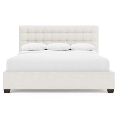 Avery Espresso King Storage Panel Bed (54.5" H) - Ornate Home