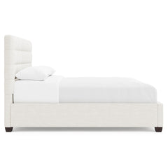 Avery Espresso King Storage Panel Bed (54.5" H) - Ornate Home