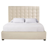 Avery Espresso Queen Panel Bed (66" H) - Ornate Home