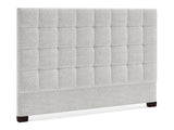 Avery Grey Fabric Headboard King - Ornate Home