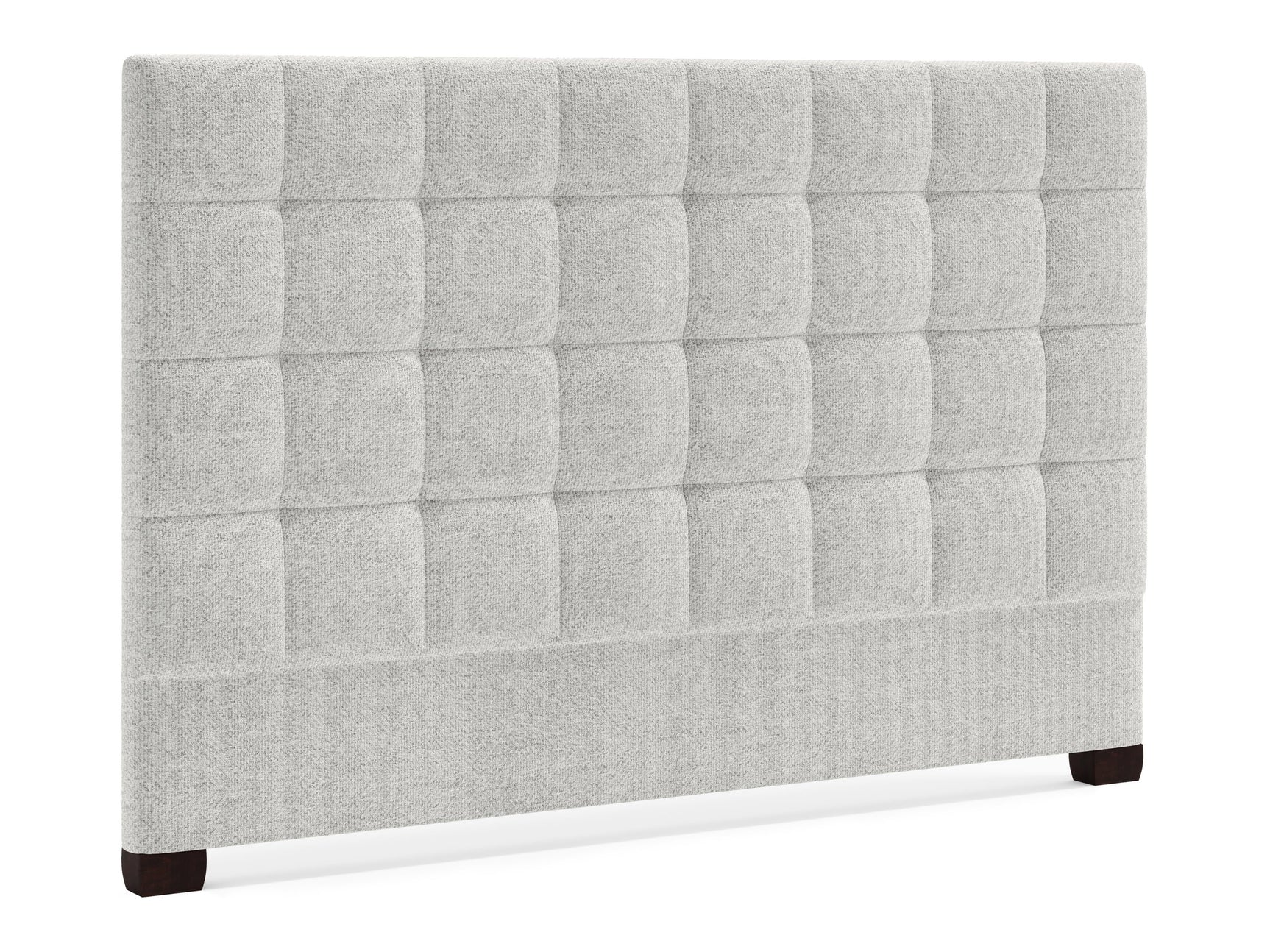 Avery Grey Fabric Headboard King - Ornate Home