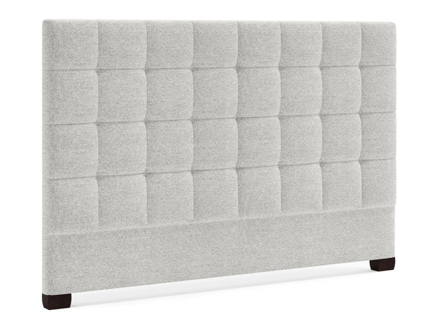 Avery Grey Fabric Headboard King - Ornate Home