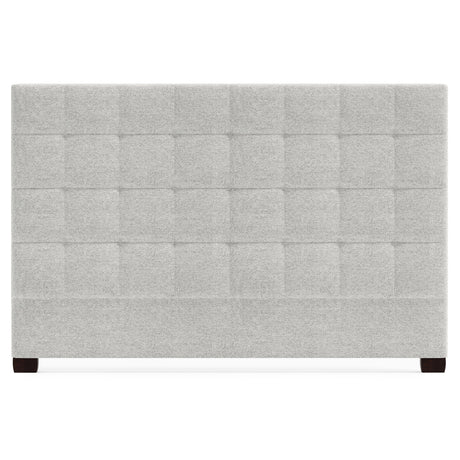 Avery Grey Fabric Headboard King - Ornate Home