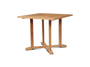 Avery Square Teak Outdoor Dining Table with Umbrella Hole - Ornate Home