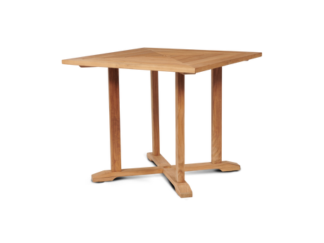 Avery Square Teak Outdoor Dining Table with Umbrella Hole - Ornate Home