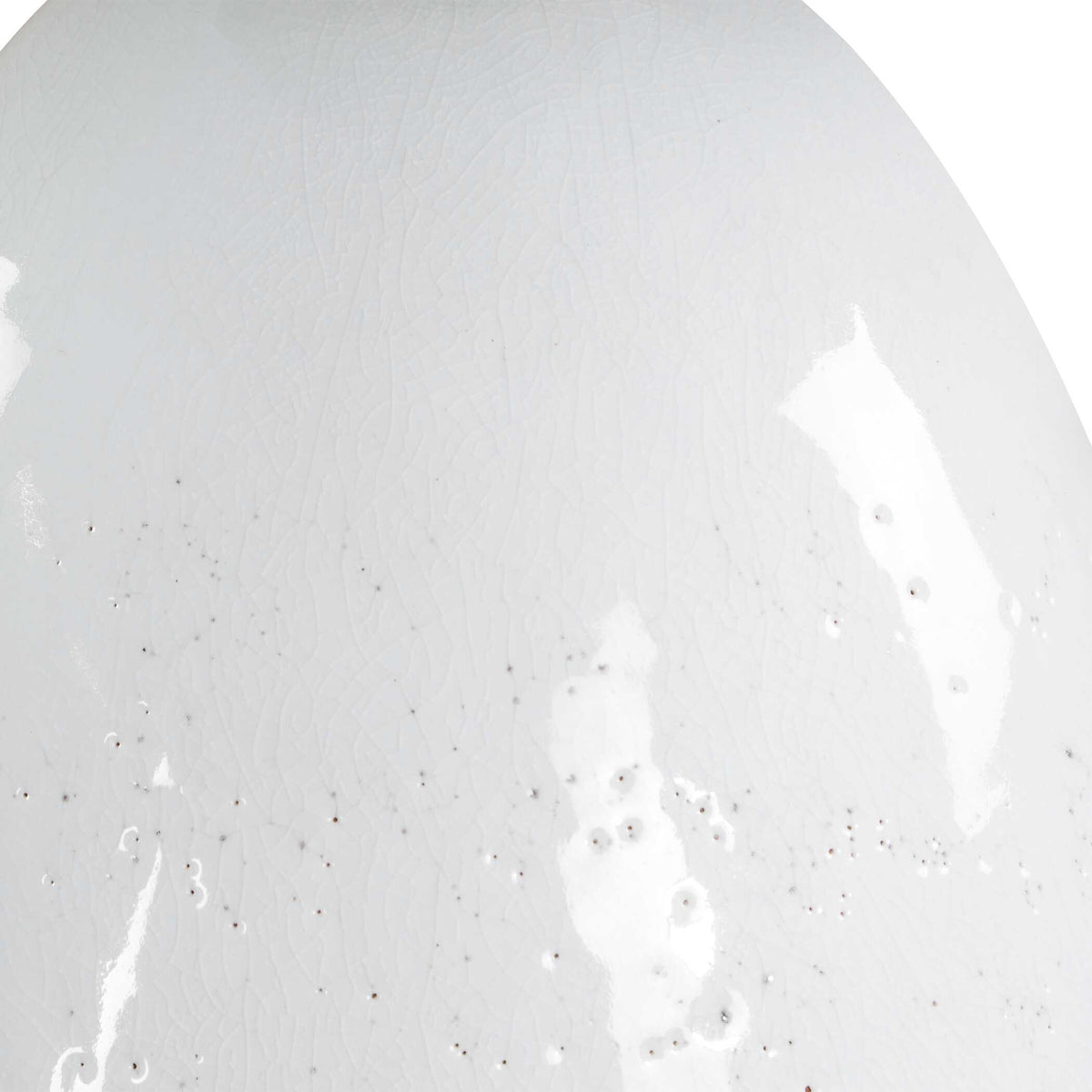 Avery White Glaze Table Lamp - Ornate Home