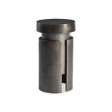 Avi Blackened Brass Accent Table - Ornate Home