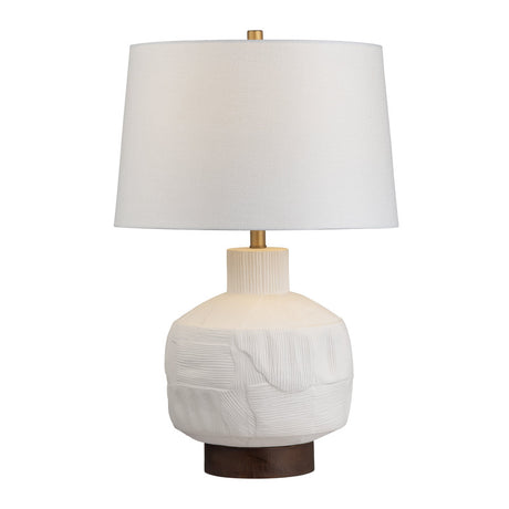 Avi White Table Lamp - Ornate Home
