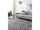 Avian Black Wool Area Rug - Ornate Home