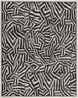 Avian Black Wool Area Rug - Ornate Home