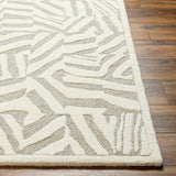 Avian Cream Wool Area Rug - Ornate Home