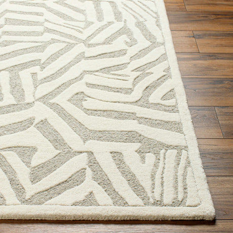 Avian Cream Wool Area Rug - Ornate Home