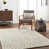 Avian Cream Wool Area Rug - Ornate Home