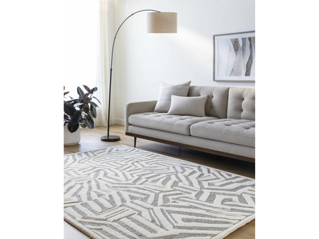 Avian Gray Wool Area Rug - Ornate Home