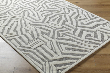 Avian Gray Wool Area Rug - Ornate Home