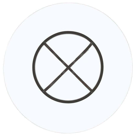 Aviano Gunmetal & Round Glass Dining Table - Ornate Home