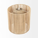 Aviario Natural Cane Cylindrical Pendant Light - Ornate Home