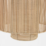 Aviario Natural Cane Cylindrical Pendant Light - Ornate Home