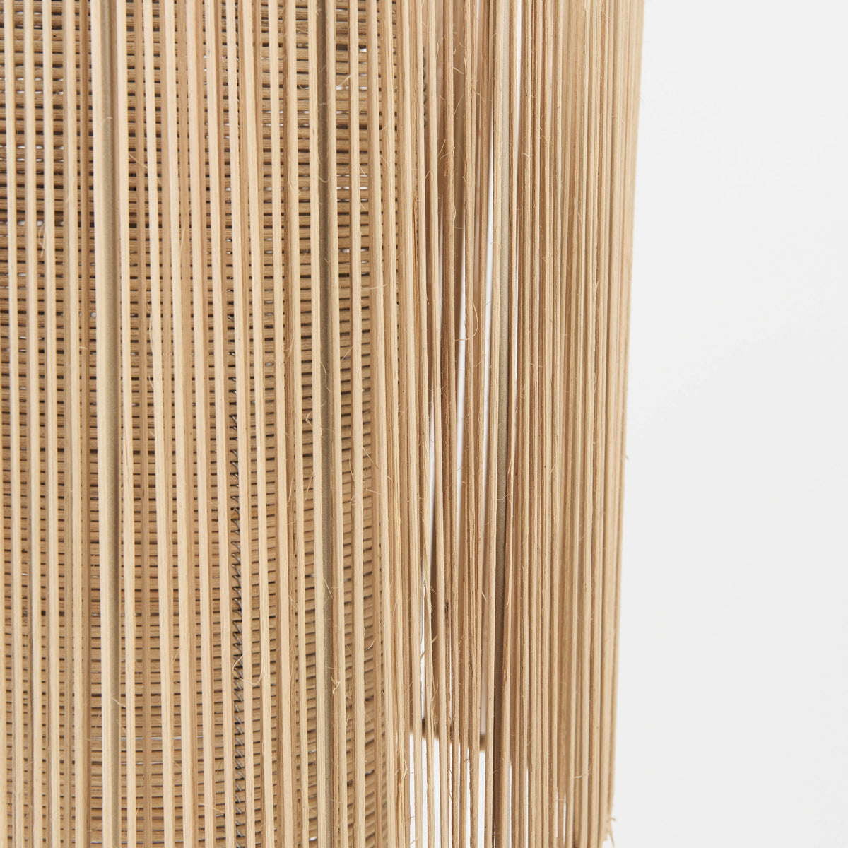 Aviario Natural Cane Cylindrical Pendant Light - Ornate Home