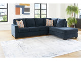 Aviemore Ink 2-Piece Sectional with RAF Chaise - Ornate Home