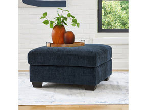 Aviemore Ink Oversized Accent Ottoman - Ornate Home