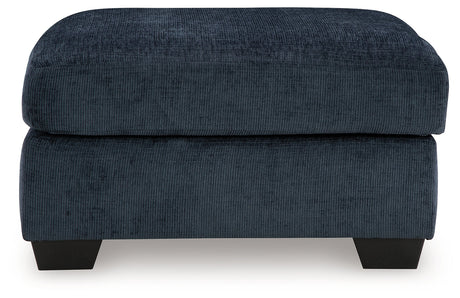 Aviemore Ink Oversized Accent Ottoman - Ornate Home