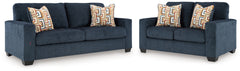 Aviemore Ink Sofa & Loveseat - Ornate Home