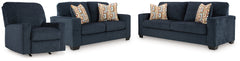 Aviemore Ink Sofa, Loveseat and Recliner - Ornate Home