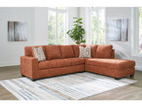 Aviemore Spice 2-Piece Sectional with RAF Chaise - Ornate Home