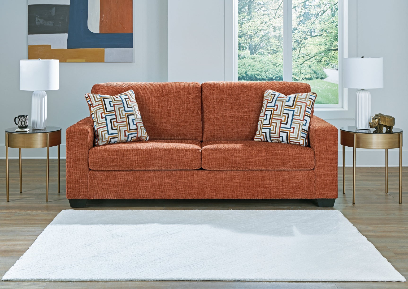 Aviemore Spice Sofa and Ottoman (Online Special Price) - Ornate Home