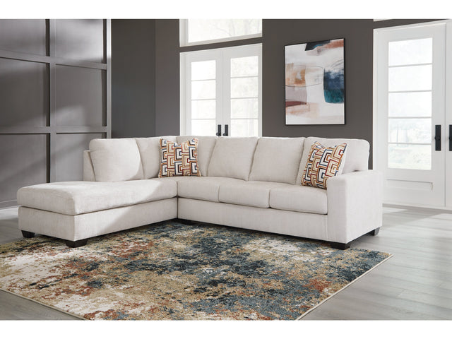 Aviemore Stone 2-Piece Sectional with LAF Chaise - Ornate Home