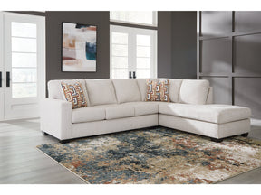 Aviemore Stone 2-Piece Sectional with RAF Chaise - Ornate Home