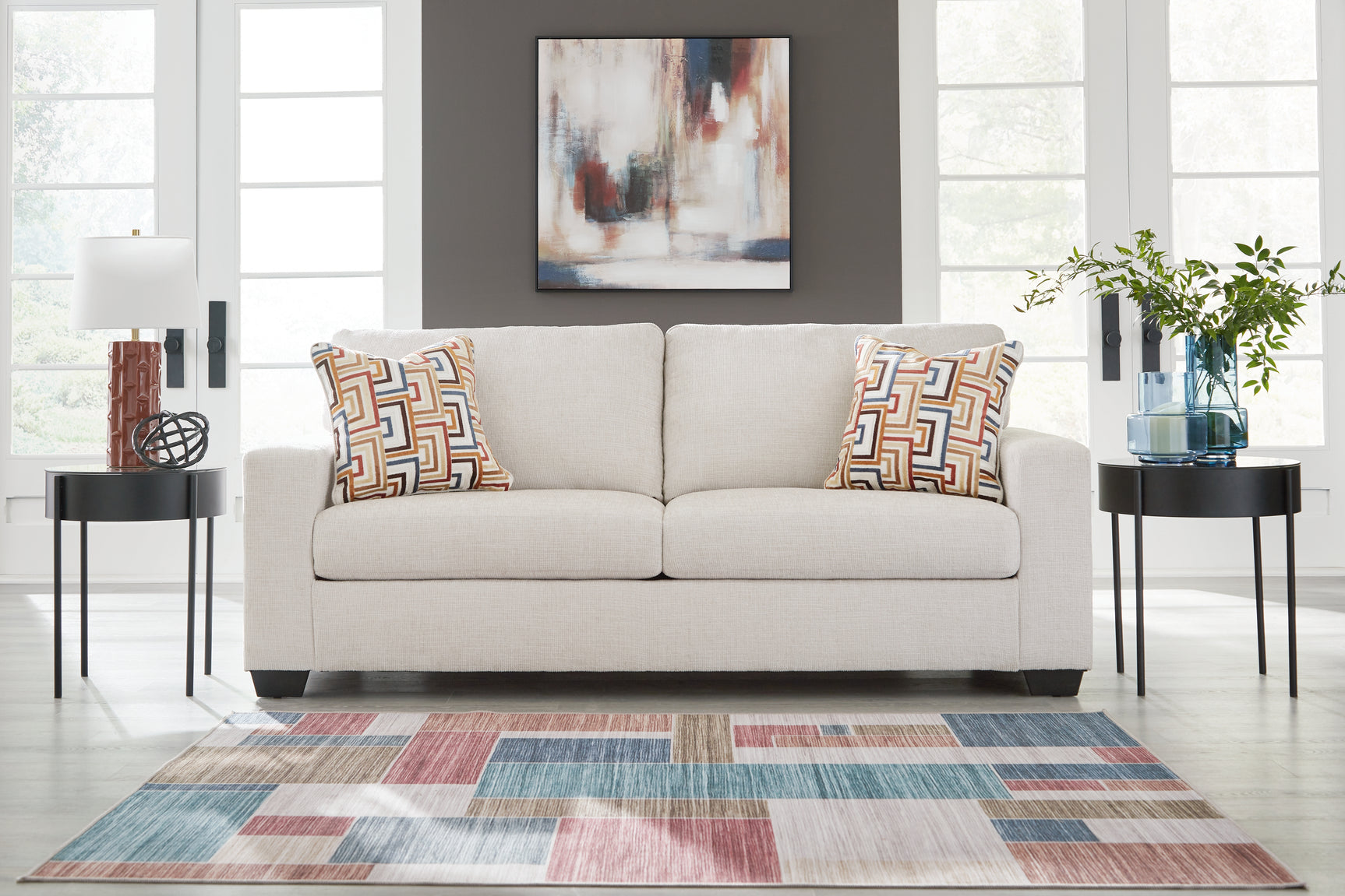 Aviemore Stone Sofa and Recliner (Online Special Price) - Ornate Home