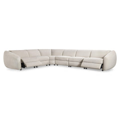 Avignon Ivory Power Motion Sectional - Ornate Home