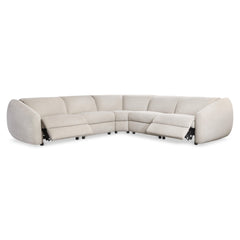 Avignon Ivory Power Motion Sectional - Ornate Home