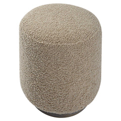 Avila Latte Round Ottoman - Ornate Home