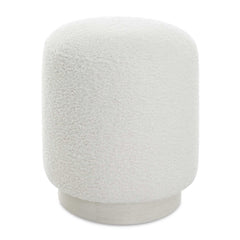 Avila White Ottoman - Ornate Home