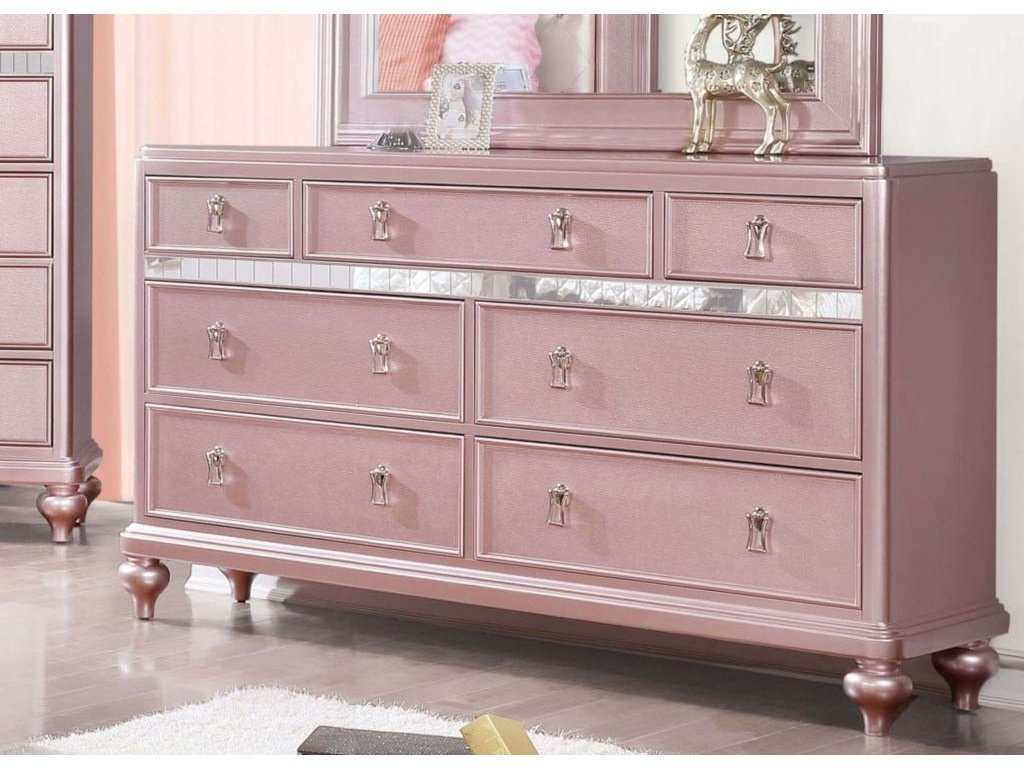 Avior Rose Gold  Dresser - Ornate Home