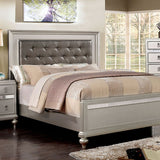 Avior Silver Queen Bed - Ornate Home