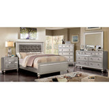 Avior Silver Queen Bed - Ornate Home