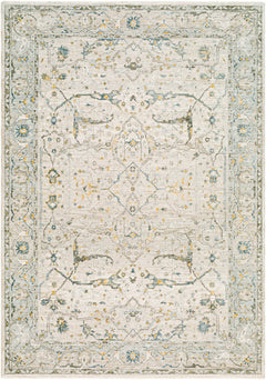 Aviva Off-White Textured Rug with Fringes - Ornate Home