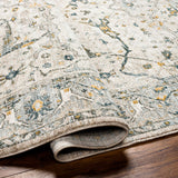 Aviva Off-White Textured Rug with Fringes - Ornate Home