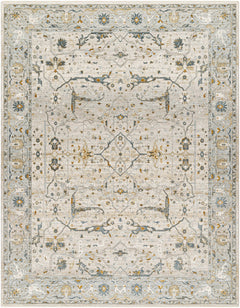 Aviva Off-White Textured Rug with Fringes - Ornate Home