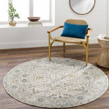 Aviva Off-White Textured Rug with Fringes - Ornate Home