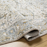 Aviva Off-White Textured Rug with Fringes - Ornate Home