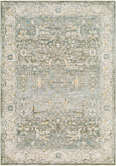 Aviva Teal Textured Rug with Fringes - Ornate Home