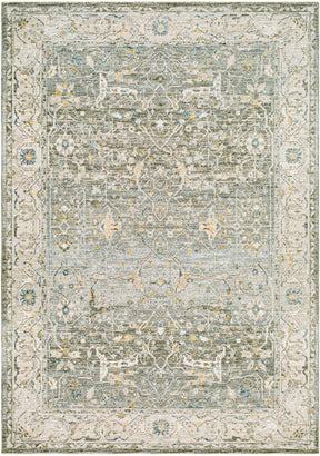 Aviva Teal Textured Rug with Fringes - Ornate Home